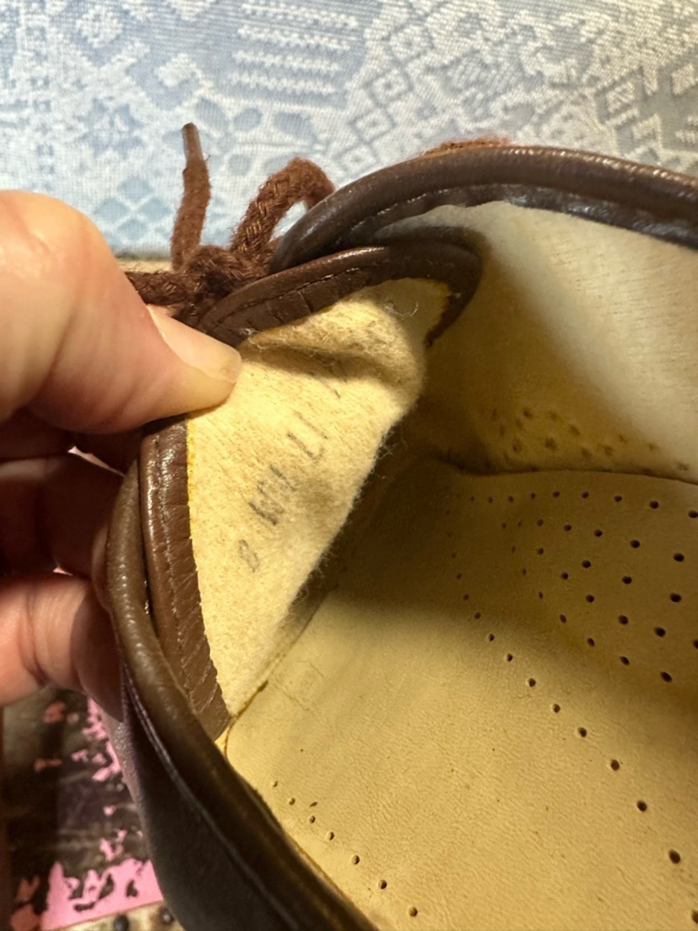 VINTAGE SAS Brown “Bounce” Wedge shoe sz 8 - Picture 13 of 14